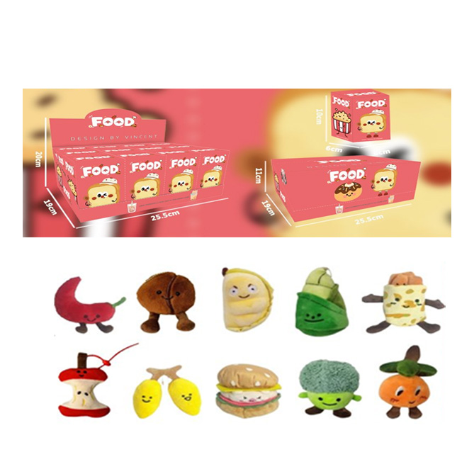 (Mis 0) FOOD Peluche 7cm In Blind Box (10x6x6cm) In espo da 12pz 10ass…x12…x672